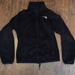 Black North Face Osolita Jacket Girls Size L 14/16